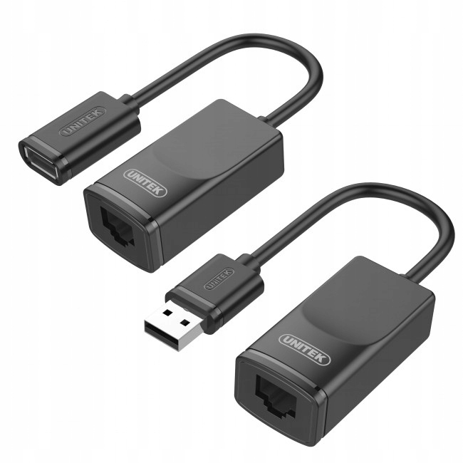Predlžovací kábel Unitek USB Y-UE01001 čierny